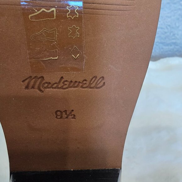 Madewell Idris Black Leather Ankle Boot Bootie Women Sizes NEW Western Inspired - Picture 11 of 12